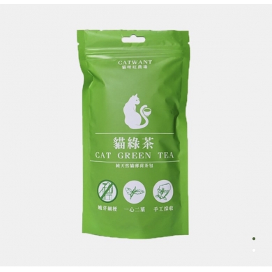 【Catwang貓咪旺農場】純天然貓綠茶｜促進喝水貓薄荷茶包（8入裝）