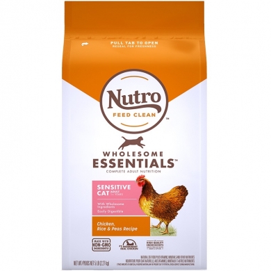 【Nutro】全護營養系列-成貓敏感腸胃配方(農場鮮雞+健康米+豌豆)