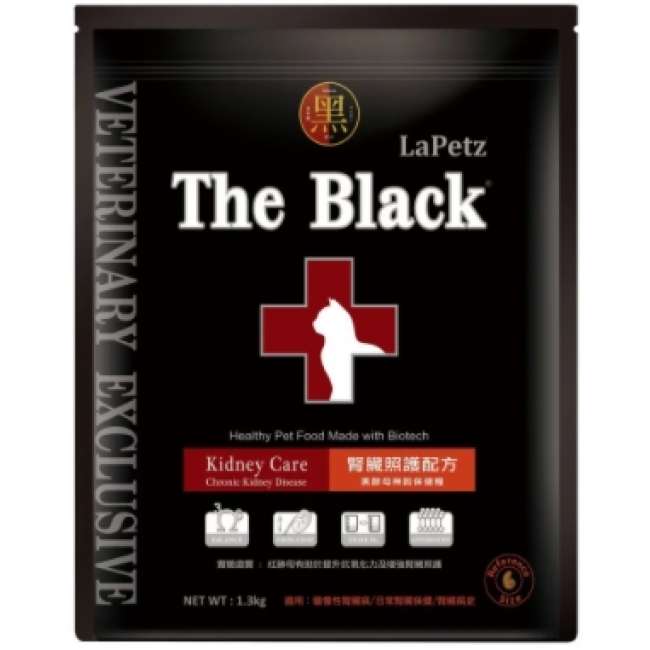 【樂倍  LaPetz 】 |黑酵母無穀保健貓糧-腎臟照護配方1.3kg